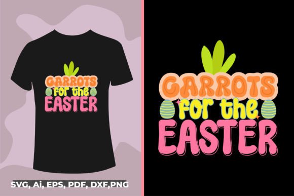 Carrots for the Easter T-shirt Design Review