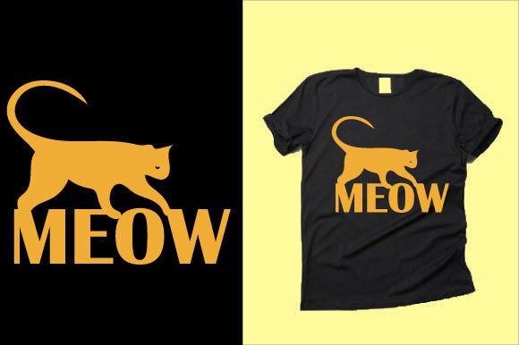 Cat T-shirt Design 21: A Designer’s Review for Embroidery