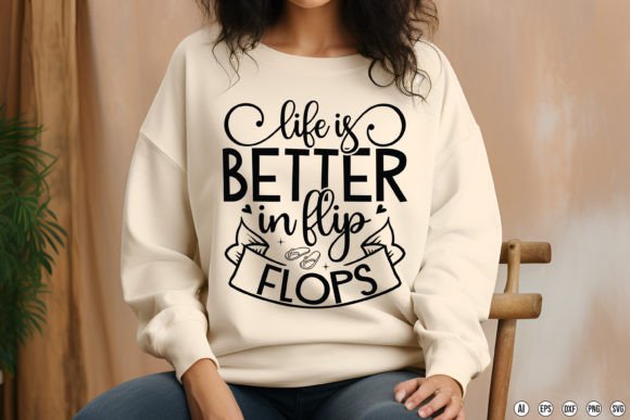 Reviewing Life is Better in Flip Flops for Embroidery