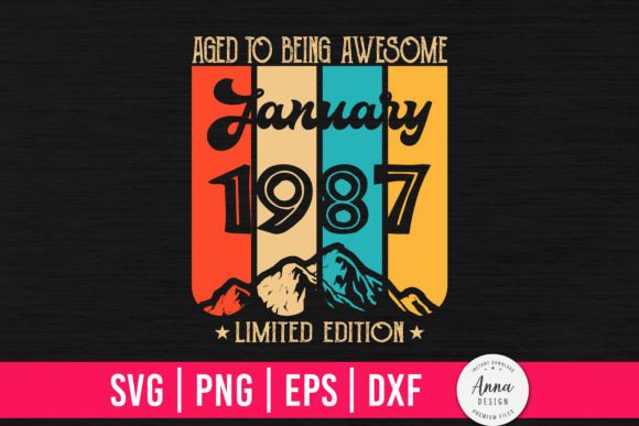 Reviewing the Vintage 1987 37th Birthday Design